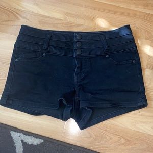 Blue Spice black shorts